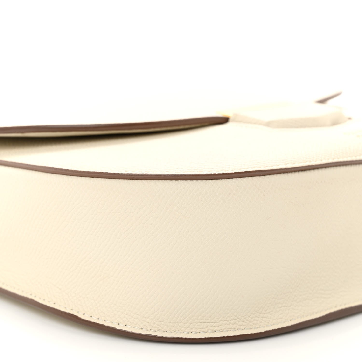 Celine Grained Calfskin Medium Trotteur White 9 of 10