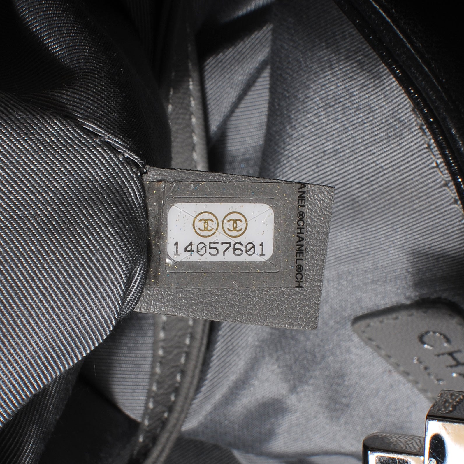 Chanel Lambskin Igloo Shoulder Bag Black 7 of 9