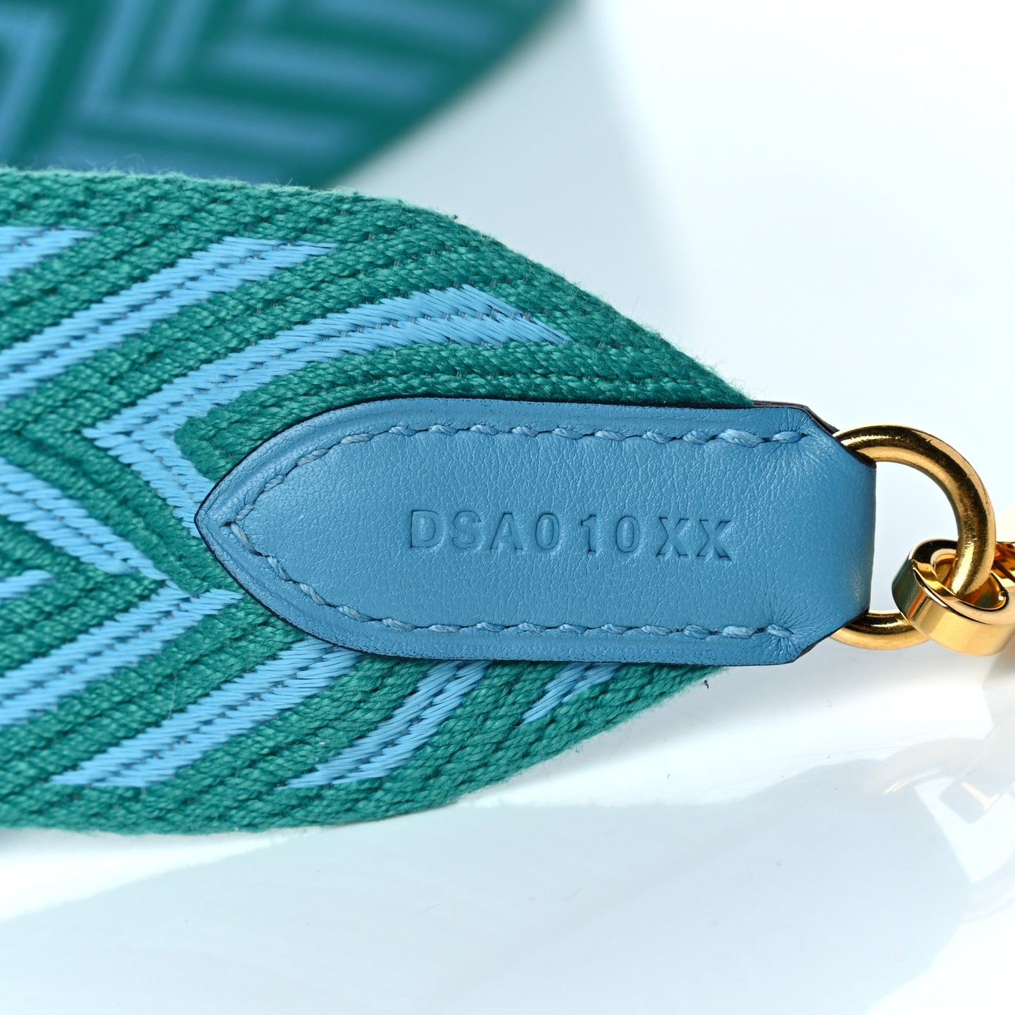 Toile Swift 50mm Sangle ZigZag Shoulder Strap Bleu Du Nord Vert Veronese