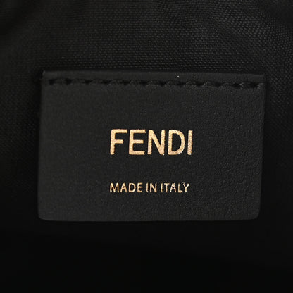 Fendi Vitello Grace Matte Small Fendigraphy Hobo Bag Black 6 of 11
