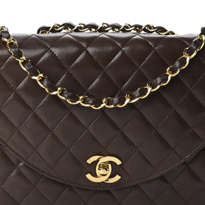 Chanel Lambskin Quilted Small Single Flap Brown 11 of 11