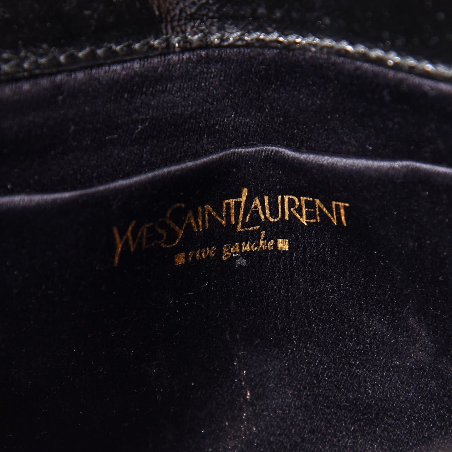 Textured Patent Monogram Small Belle De Jour Clutch Black