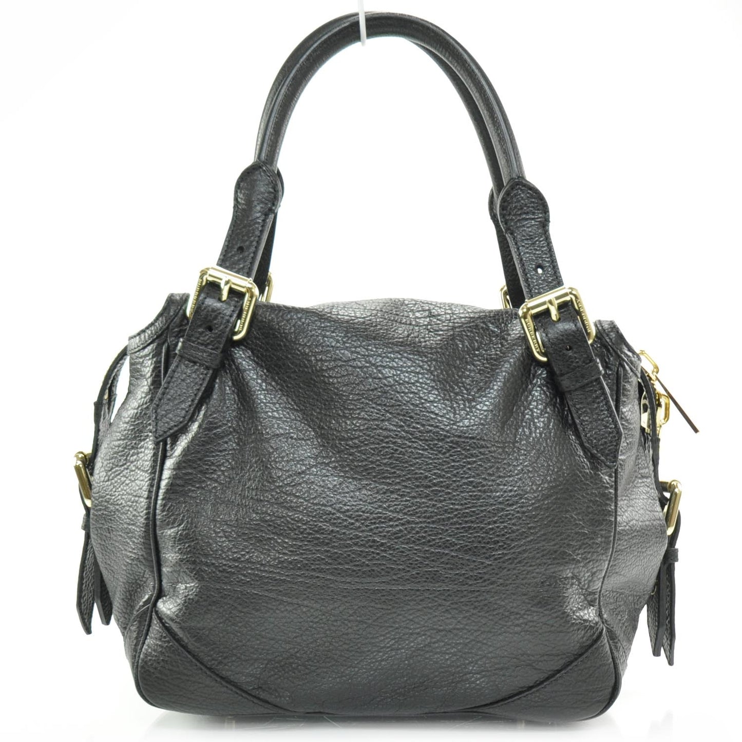 Grainy Leather Medium Oakford Tote Black