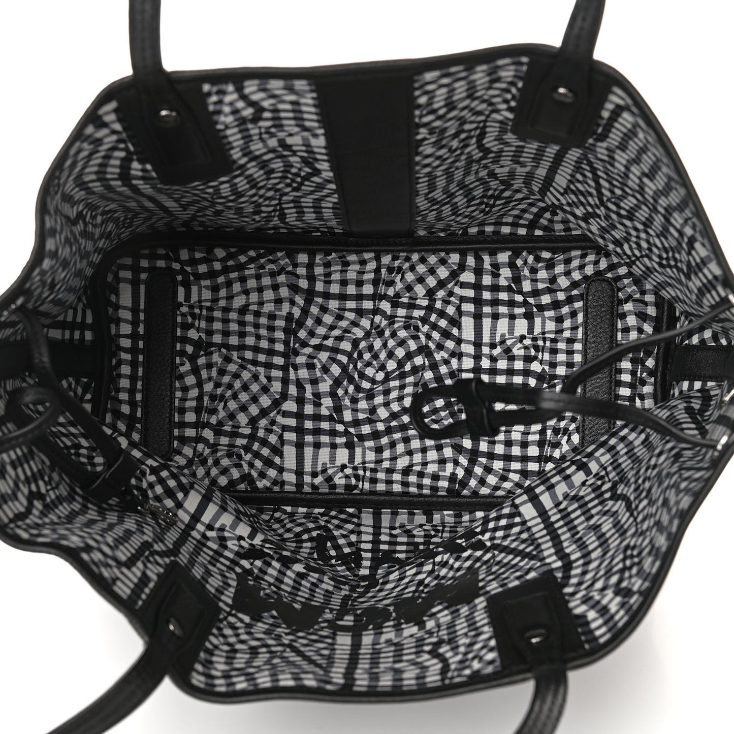 Visetos Medium Liz Reversible Shopper Tote Black