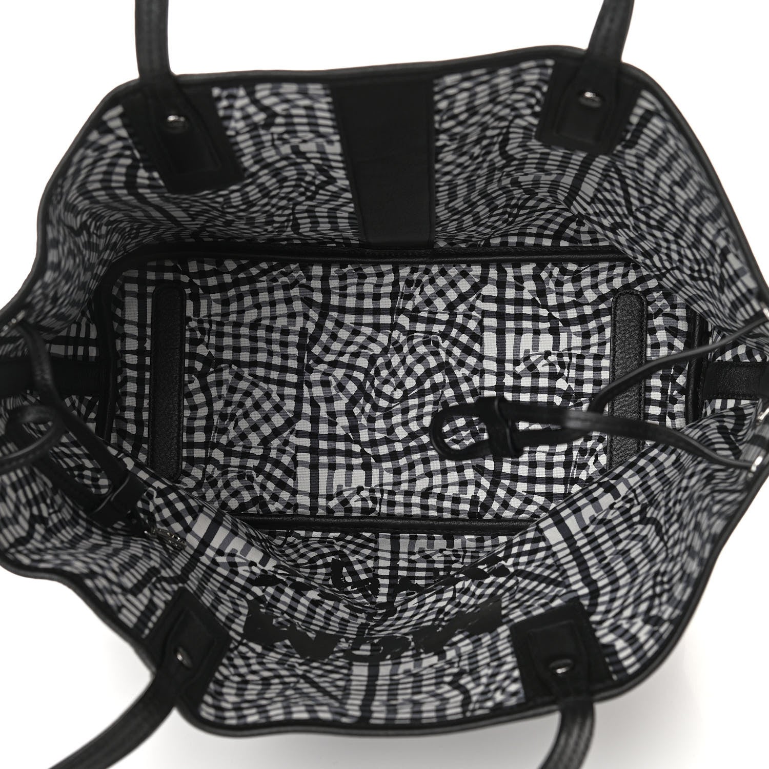 MCM Visetos Medium Liz Reversible Shopper Tote Black 12 of 16