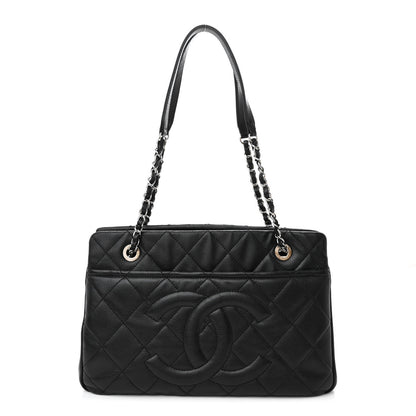 Chanel Caviar Quilted Timeless CC Soft Tote Black 1 of 16
