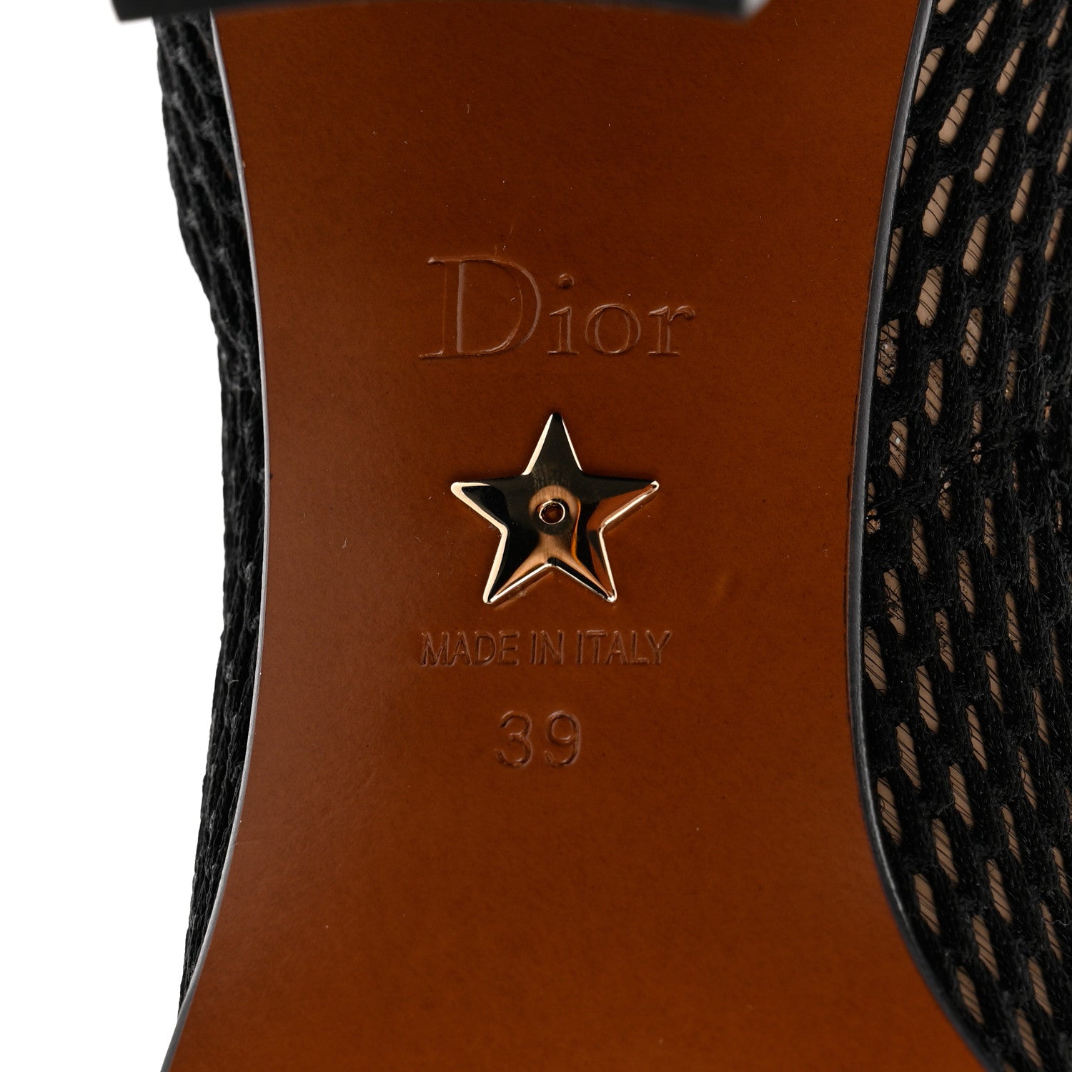 Christian Dior Empriente Mesh Montaigne Knee Boots 39 Black 7 of 8