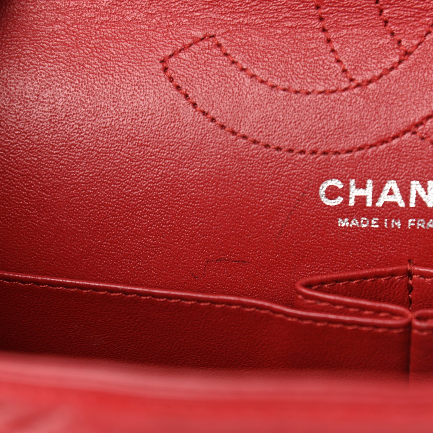 Aged Calfskin Quilted 2.55 Reissue 226 Flap Red