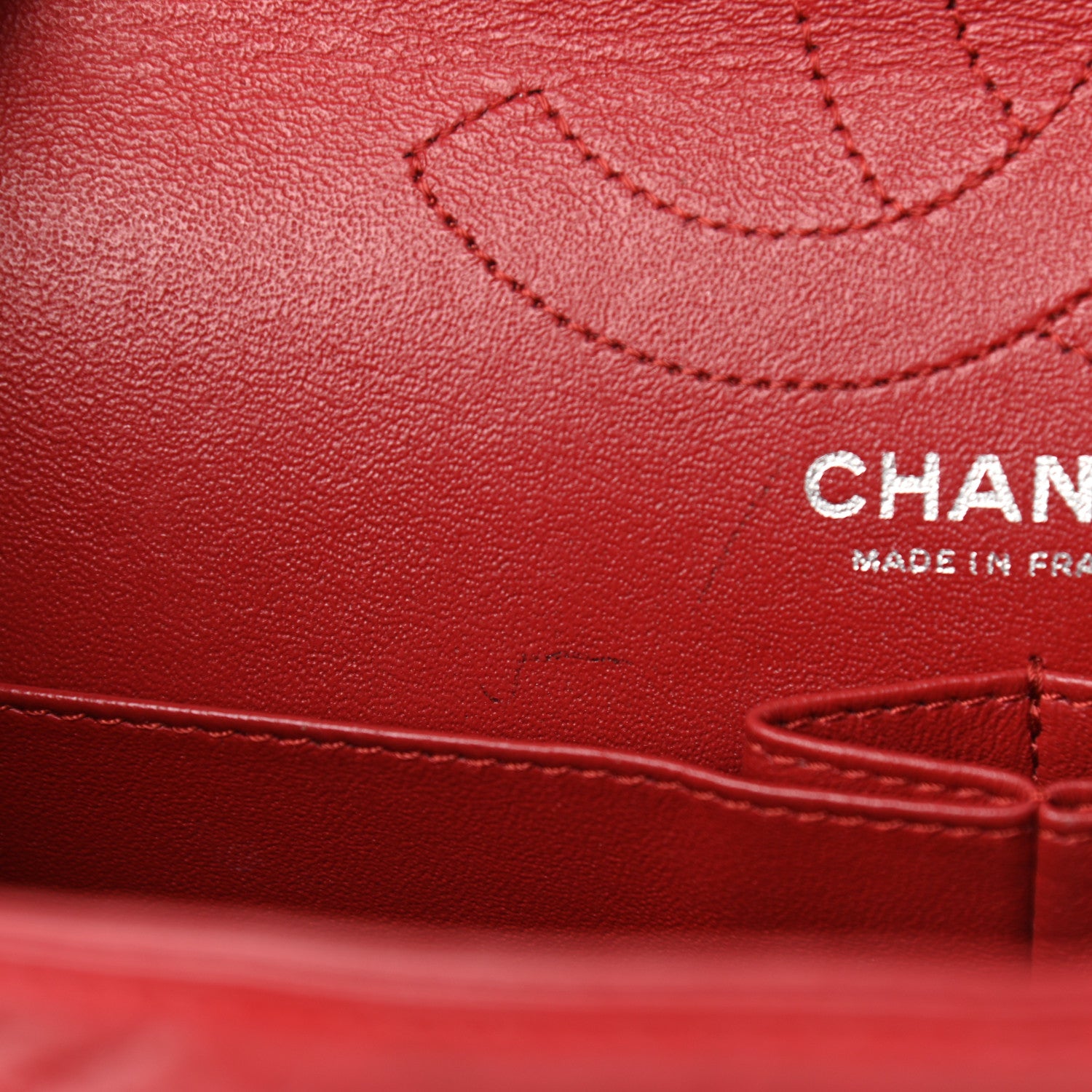 Chanel Aged Calfskin Quilted 2.55 Reissue 226 Flap Red 8 of 12