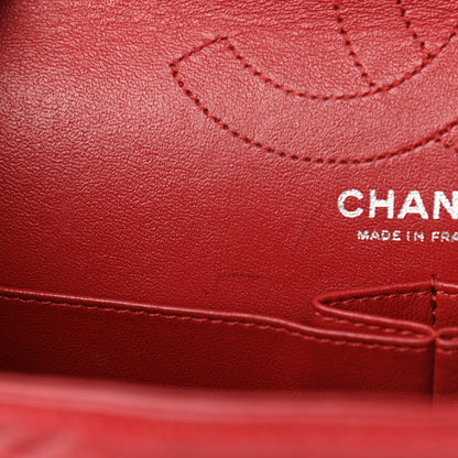 Chanel Aged Calfskin Quilted 2.55 Reissue 226 Flap Red 8 of 12