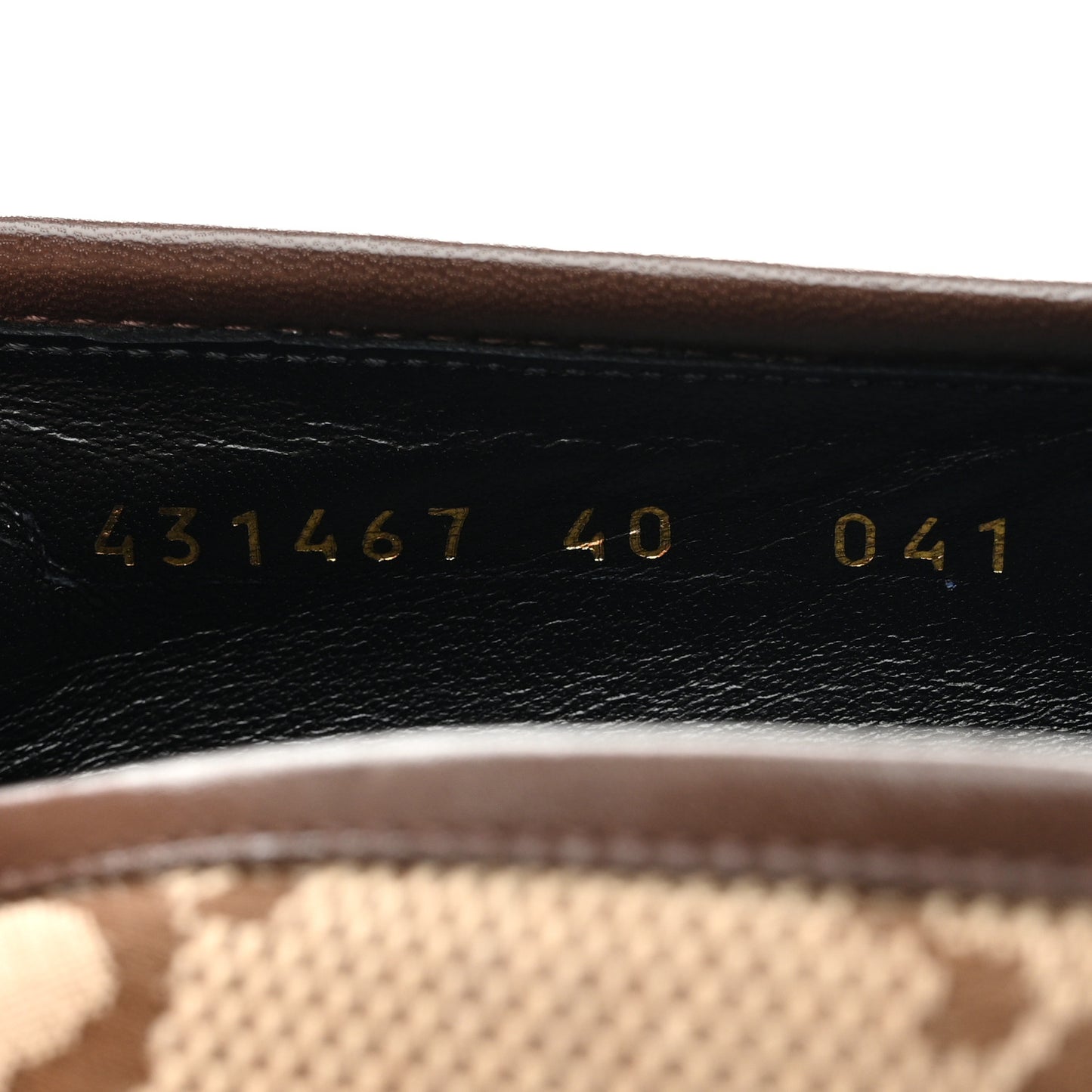 Monogram Jumbo GG Malaga Kid Horsebit Womens Jordaan Loafers 40 Camel Ebony New Acero Beige