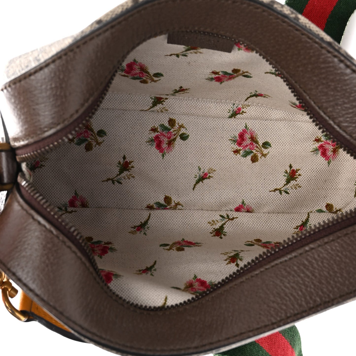 GG Supreme Monogram Web Neo Vintage Shoulder Bag Beige New Acero Crop