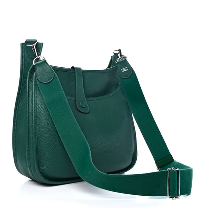 Hermes Taurillon Clemence Evelyne III GM Malachite 2 of 4