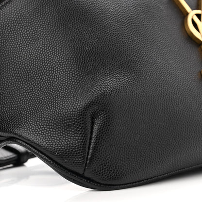 Saint Laurent Grain De Poudre Monogram Belt Bag Black 9 of 13