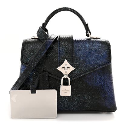 Louis Vuitton Iridescent Snakeskin Rose Des Vents Mini Blue 3 of 11