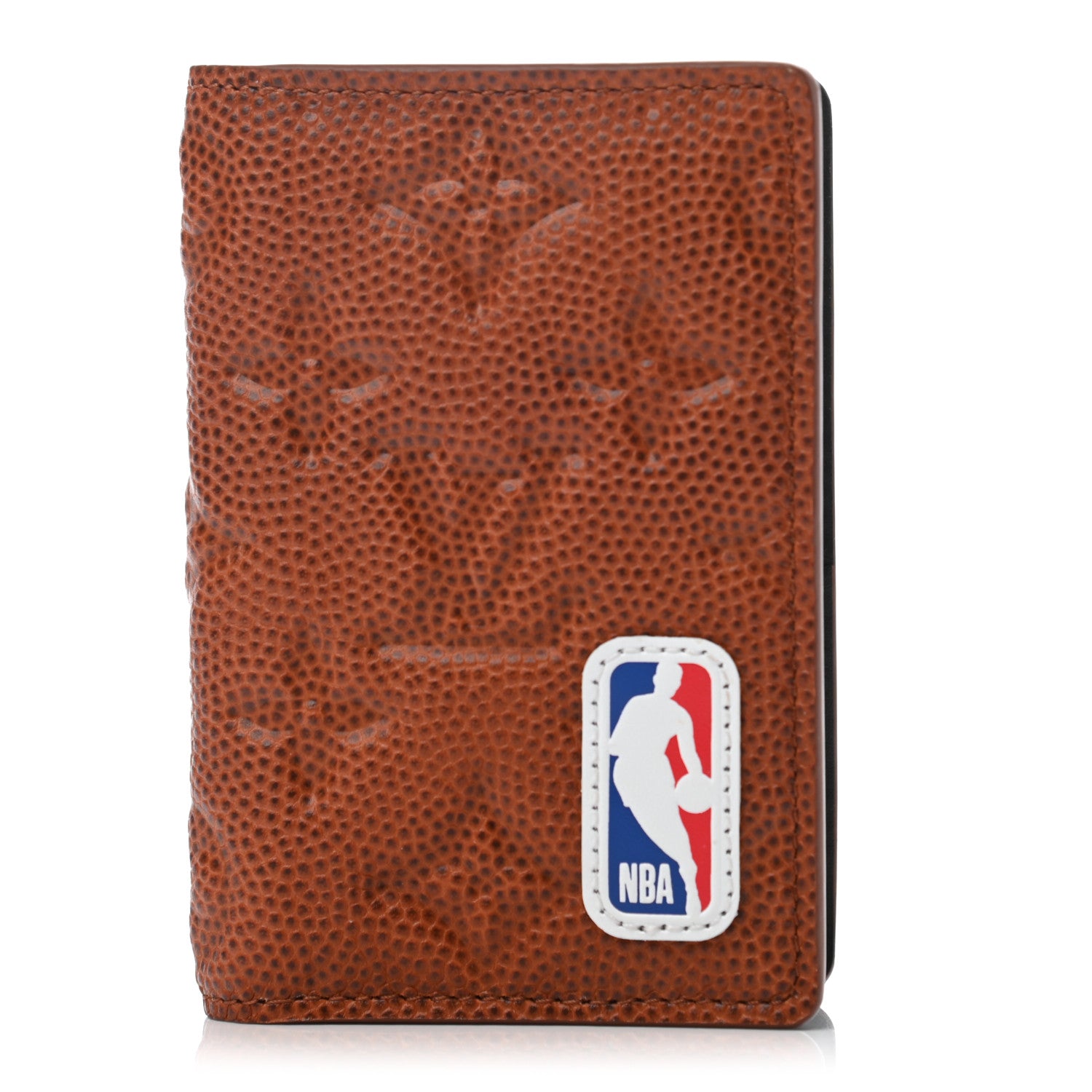 Louis Vuitton X NBA Grained Calfskin Monogram Pocket Organizer Brick Orange 1 of 6