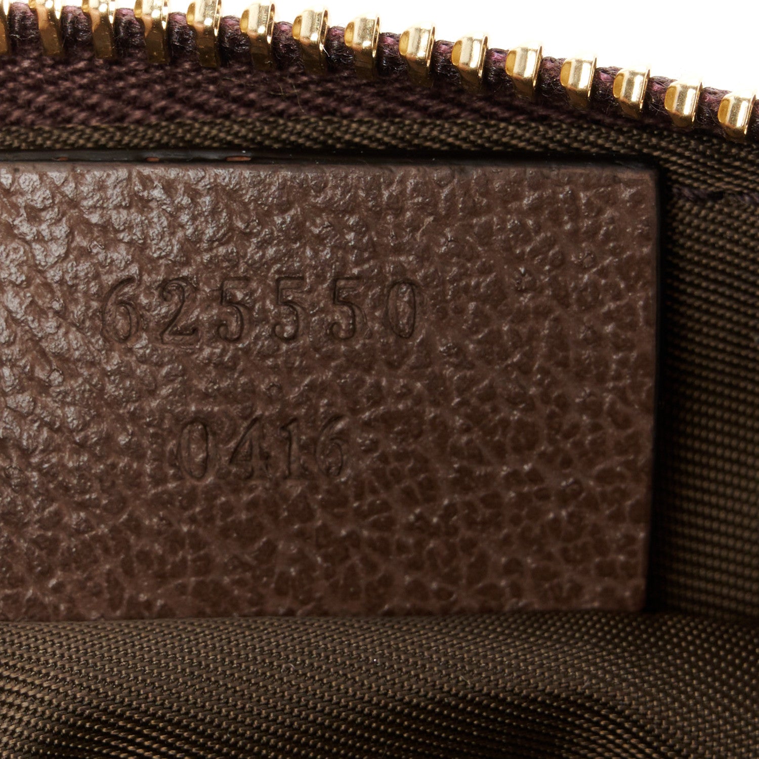 Gucci GG Supreme Monogram Textured Calfskin Web Medium Ophidia Cosmetic Case Beige Ebony New Acero 7 of 9