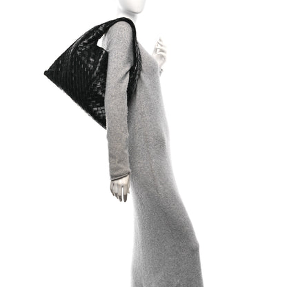 Bottega Veneta Calfskin Intrecciato Small Hop Black 2 of 11