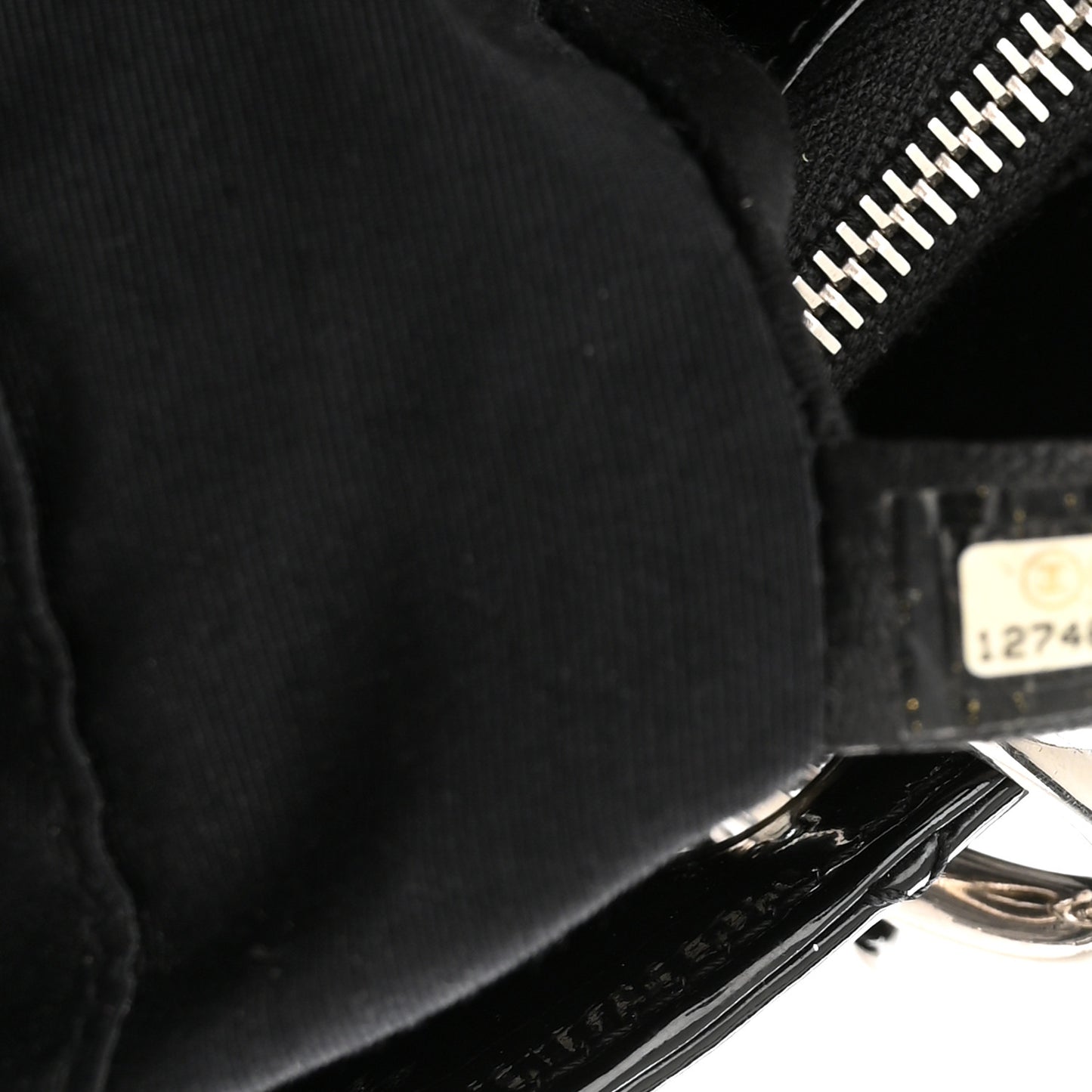 Patent Quilted Grand Shopping Tote GST Black