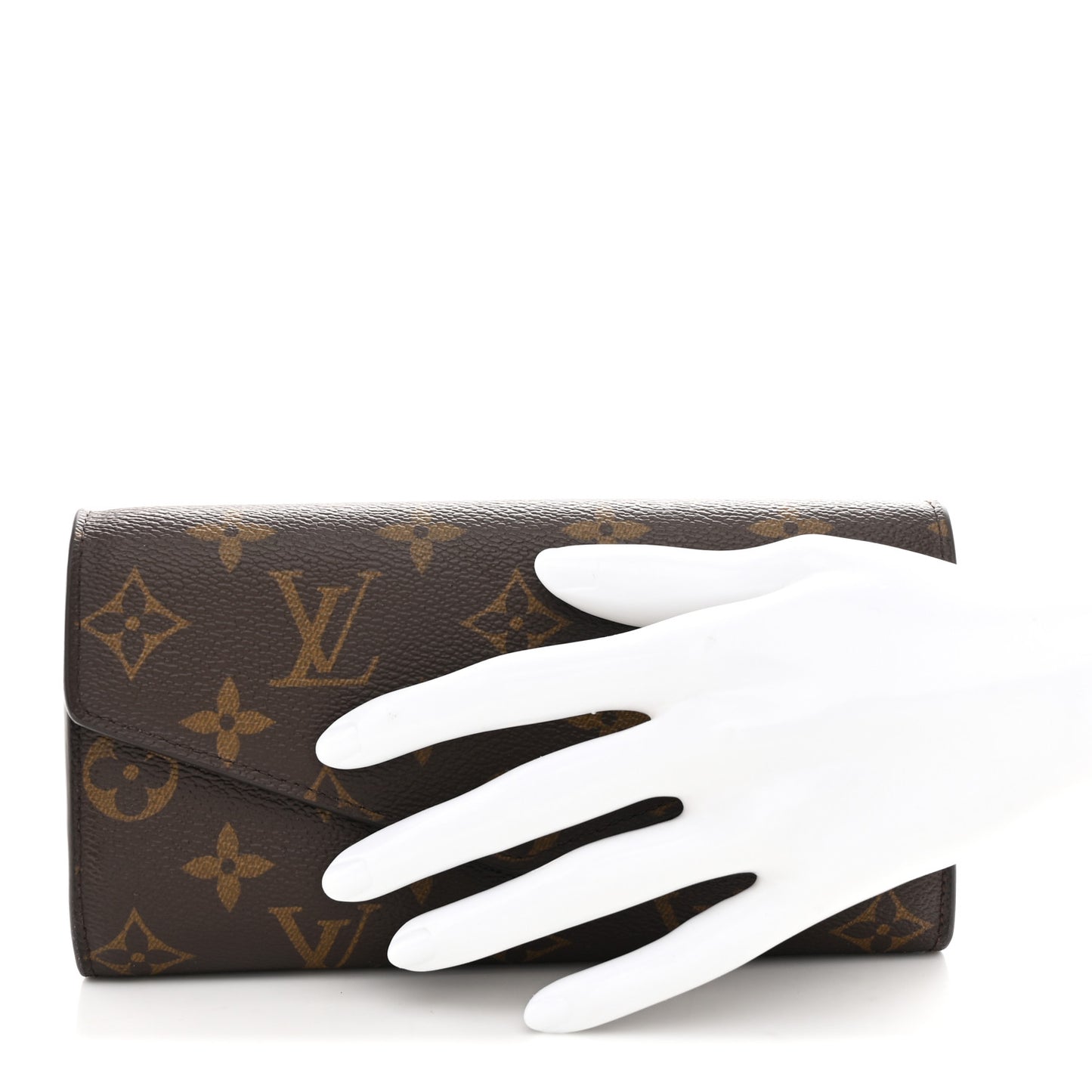 Monogram Sarah Wallet NM Coquelicot