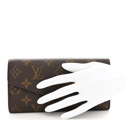 Louis Vuitton Monogram Sarah Wallet NM Coquelicot 2 of 7