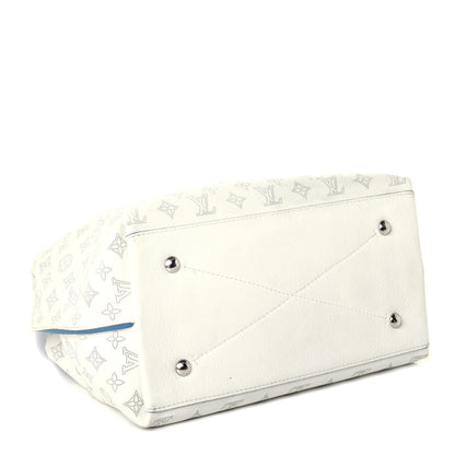 Louis Vuitton Mahina Carmel Hobo Snow 4 of 11