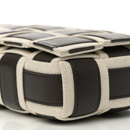 Bottega Veneta Canvas Nappa Maxi Intrecciato Cassette Crossbody Bag Natural Fondant 10 of 12