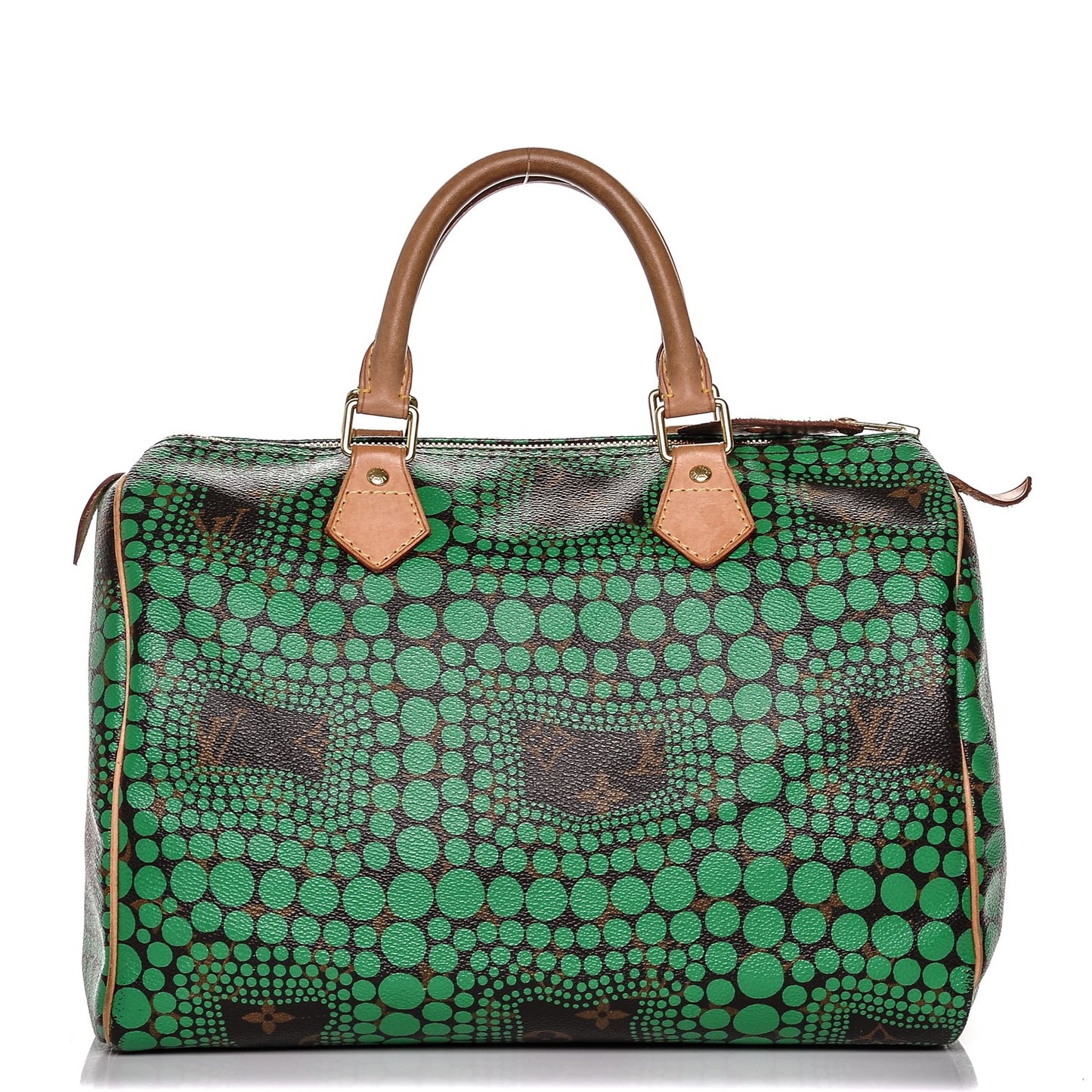 Monogram Kusama Town Speedy 30 Green