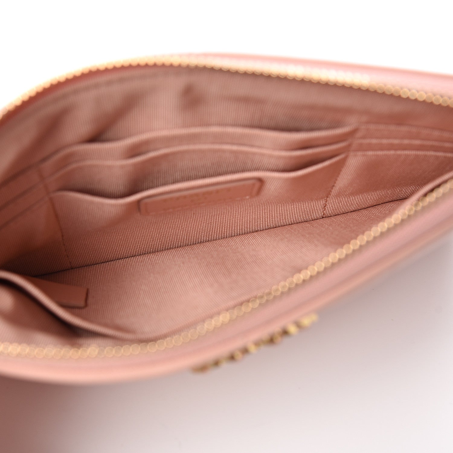 Chanel Goatskin Quilted 19 Cosmetic Case Light Pink 4 of 7