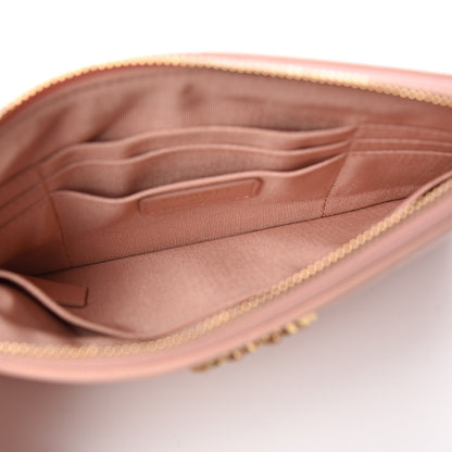 Chanel Goatskin Quilted 19 Cosmetic Case Light Pink 4 of 7
