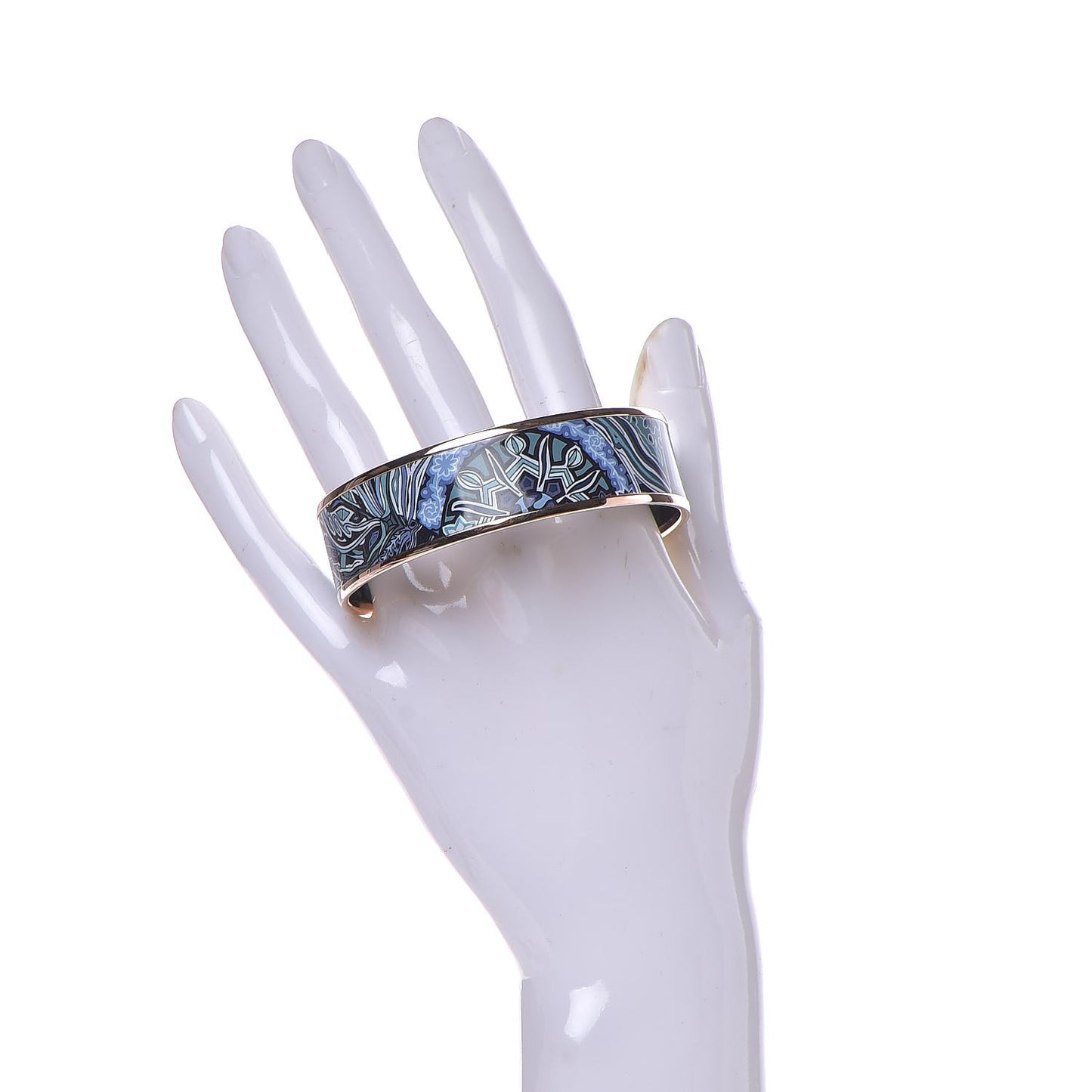 Enamel Printed Wide Larbe Du Vent Bracelet 65 Encres