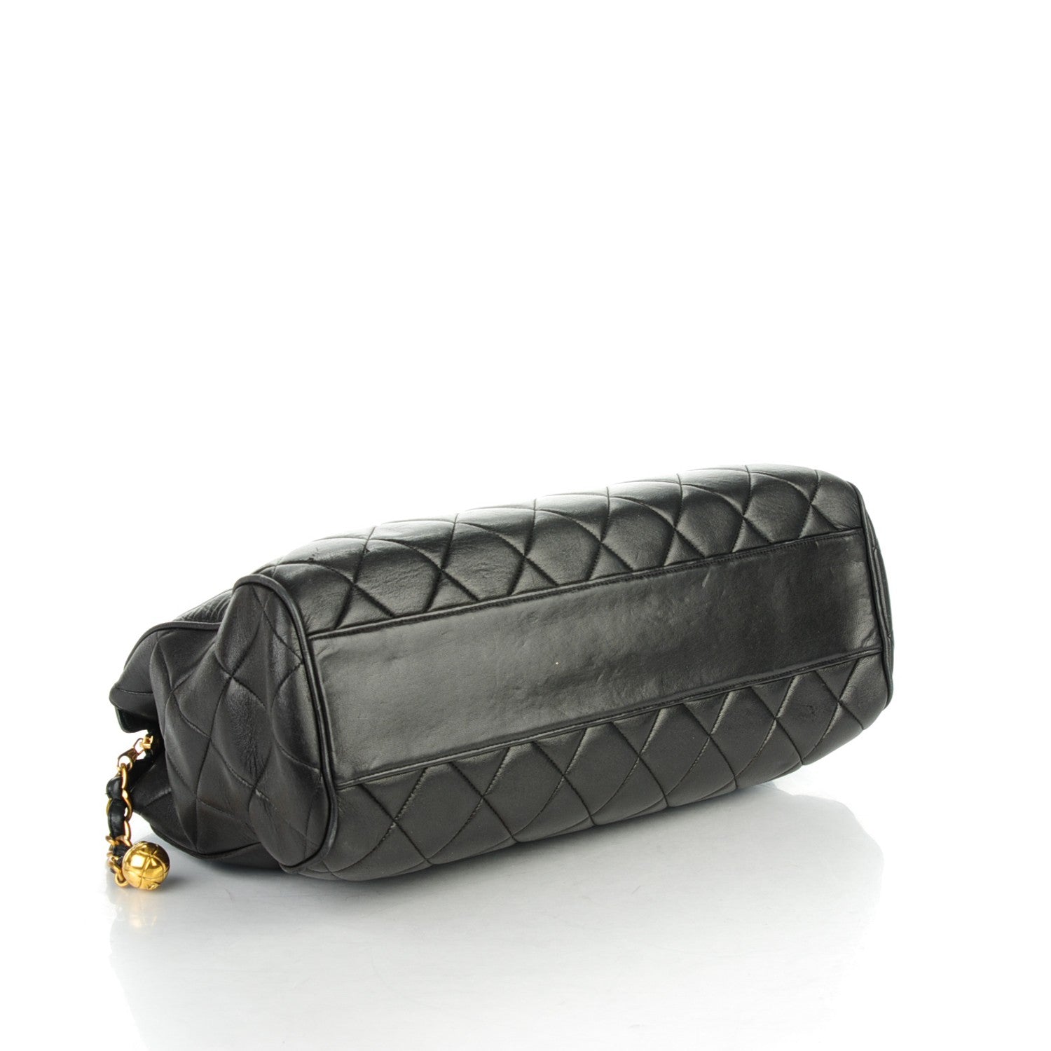 Chanel Lambskin Quilted Shoulder Bag Black 4 of 9