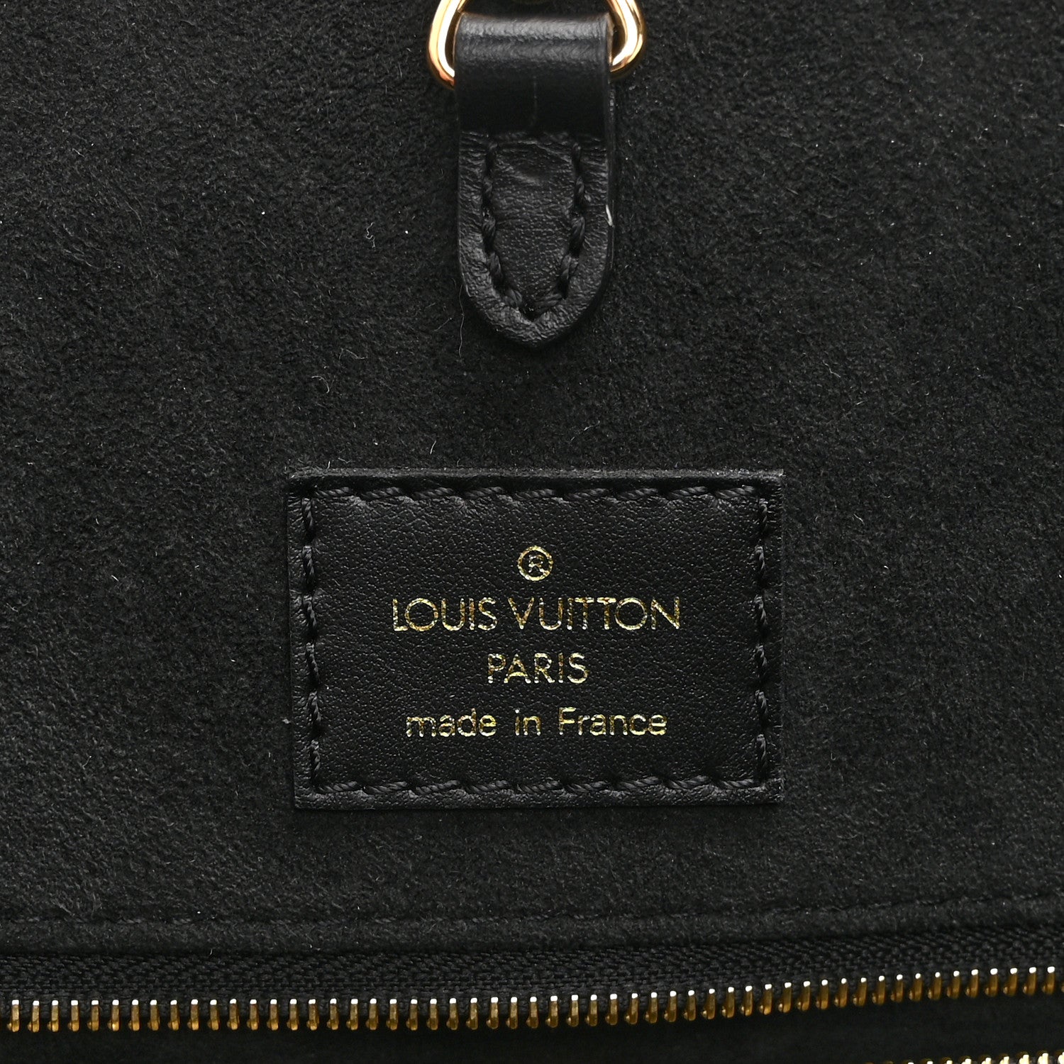 Louis Vuitton Empreinte Monogram Giant Broderies Onthego MM Cream Black 6 of 9