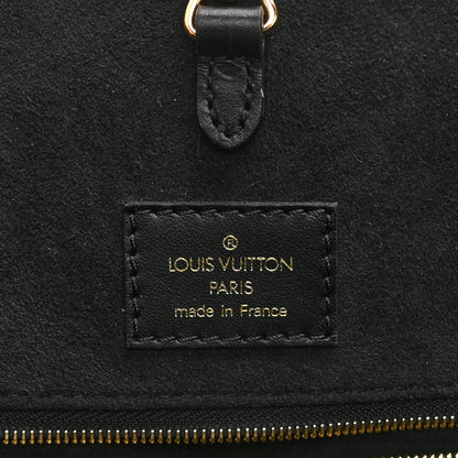 Louis Vuitton Empreinte Monogram Giant Broderies Onthego MM Cream Black 6 of 9