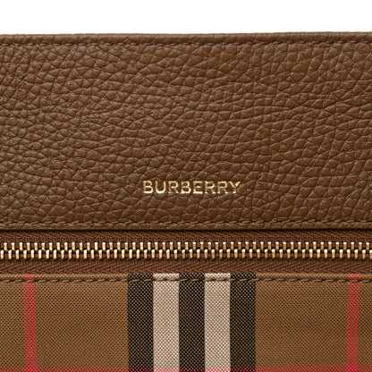 Burberry Grainy Calfskin Medium London Tote Bag Earth 6 of 11
