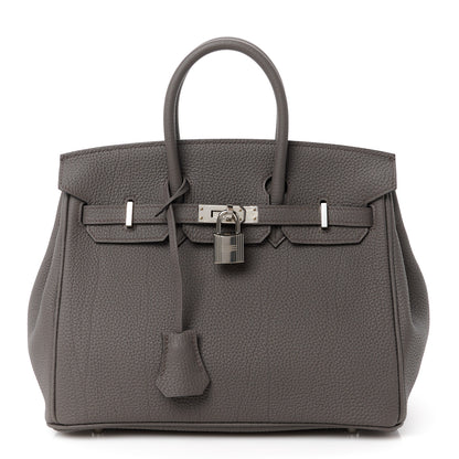 Hermes Togo Birkin 25 Etain 1 of 12