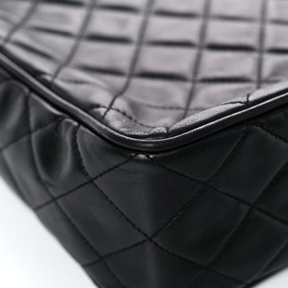 Chanel Lambskin Quilted CC Tassel Camera Case Black 11 of 20