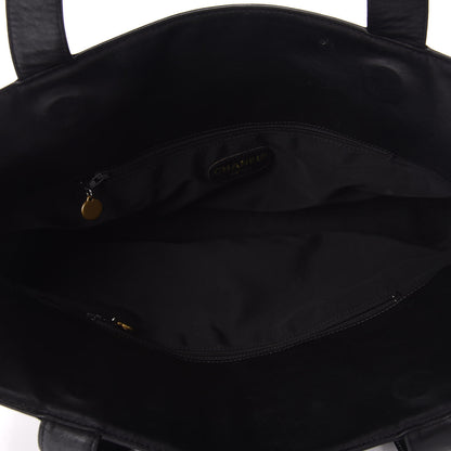 Chanel Lambskin CC Tote Black 7 of 17