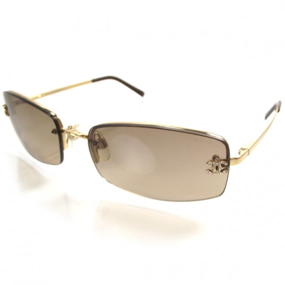 Chanel Crystal CC Sunglasses 4093-B 20401 – FASHIONPHILE