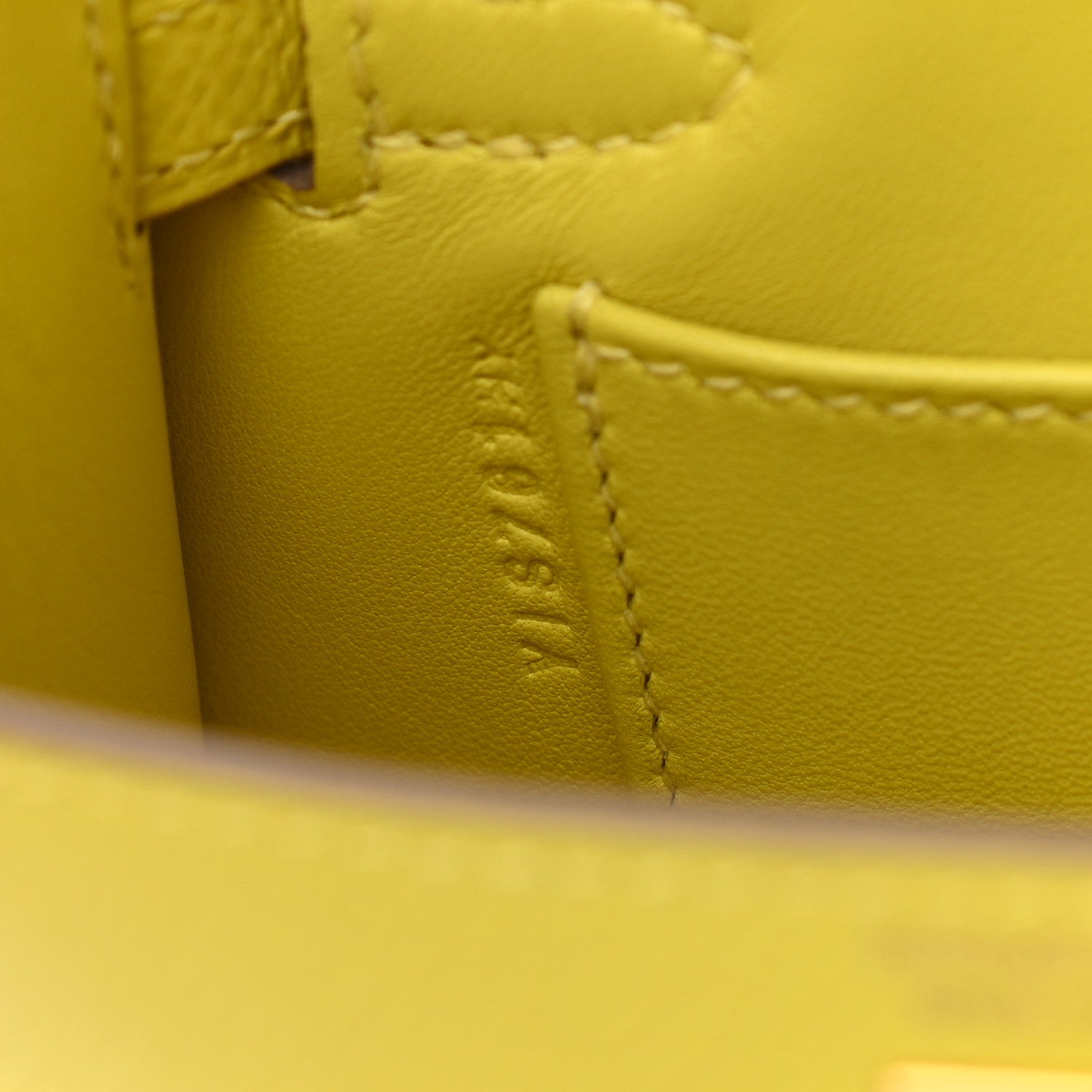 Hermes Epsom Mini Kelly Sellier 20 Lime 7 of 10