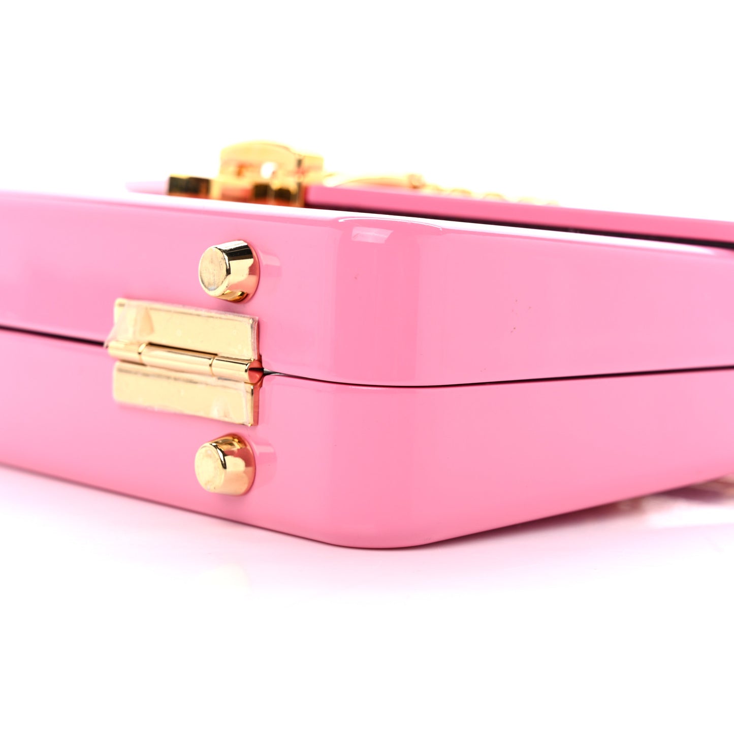 Plexiglass Mini Sylvie 1969 Top Handle Bag Pink