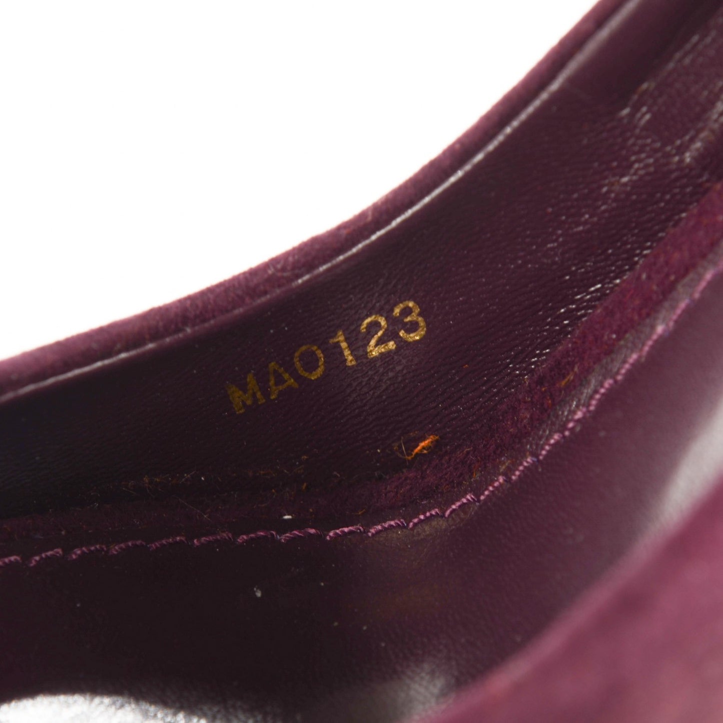 Suede Oh Really Peep Toe Pumps 36.5 Amarante