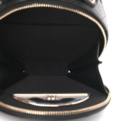 Chanel Caviar Quilted Round Handle With Care Vanity With Chain Black 5 of 11