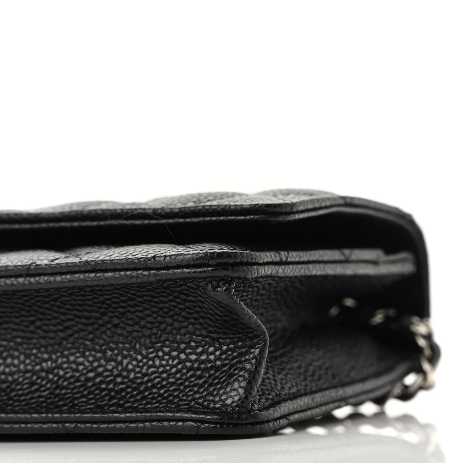 Chanel Caviar Quilted Wallet On Chain WOC Black 10 of 11