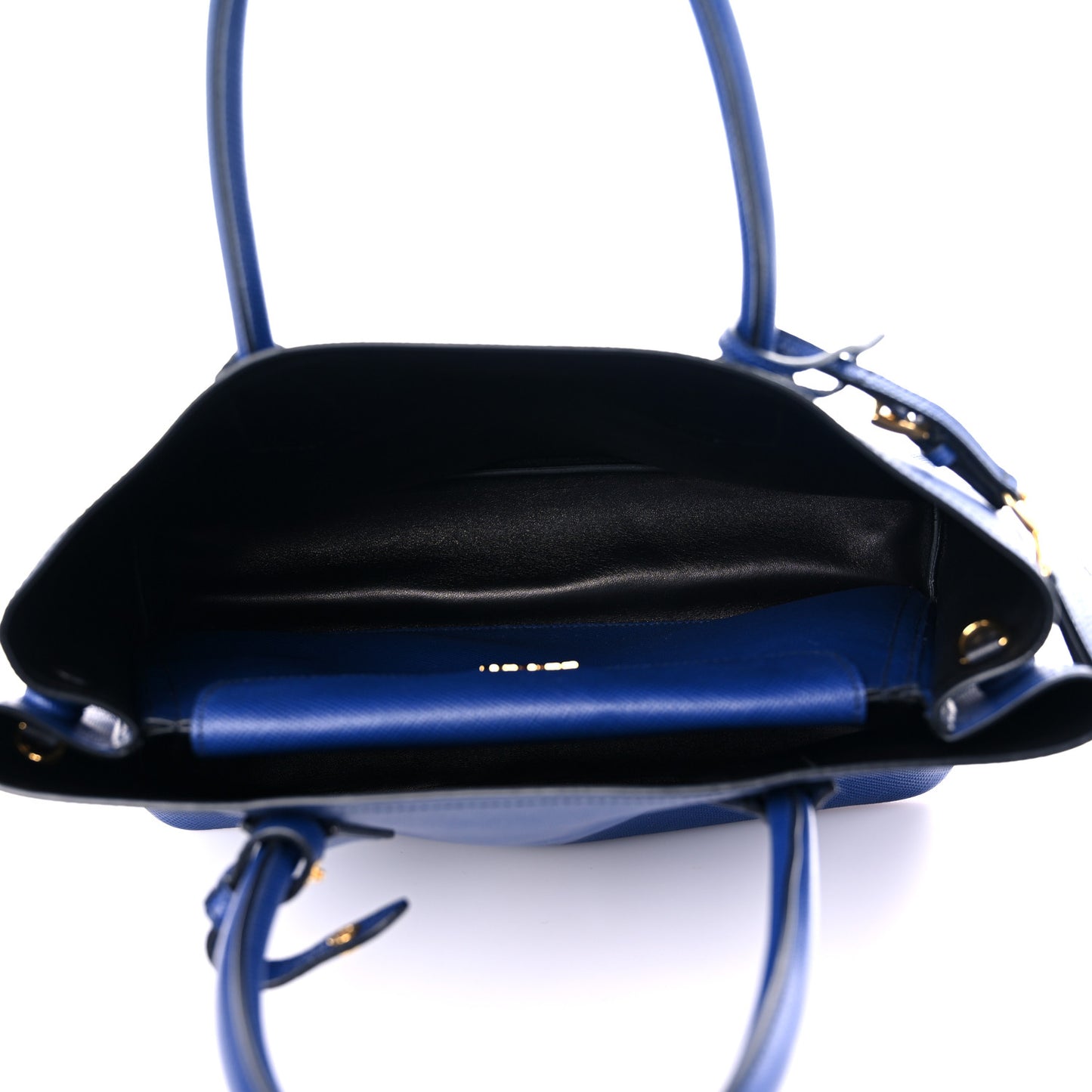 Saffiano Cuir Medium Double Bag Inchiostro