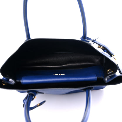 Prada Saffiano Cuir Medium Double Bag Inchiostro 5 of 9