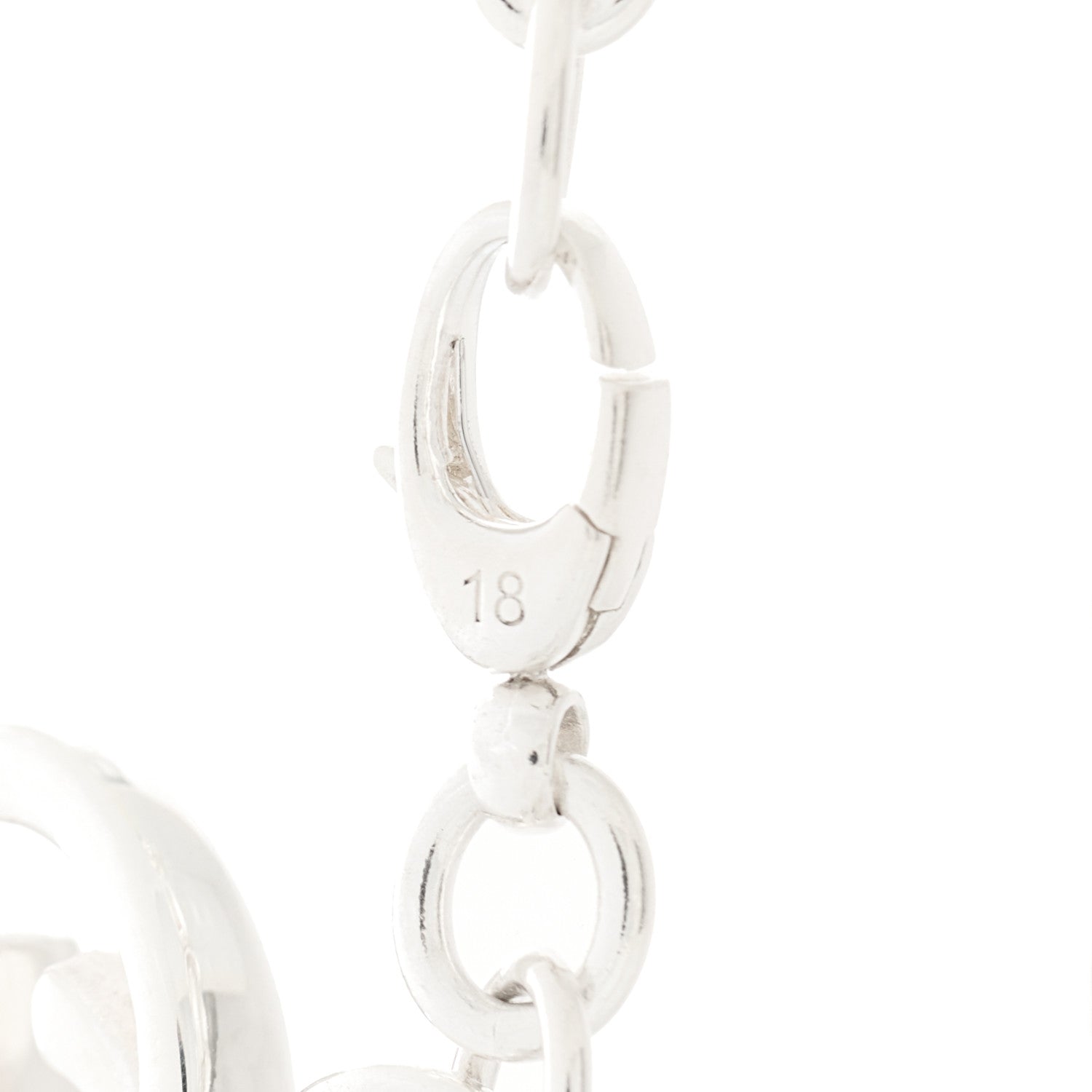 Gucci Sterling Silver Britt Charm Bracelet 3 of 5
