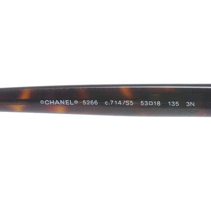 Chanel CC Sunglasses 5266 Tortoise 4 of 5