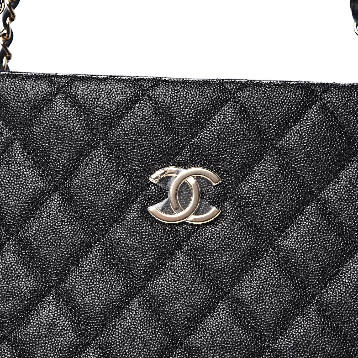 Chanel Caviar Quilted Rolled Up Tote Black 10 of 11
