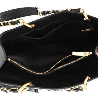 Chanel Caviar Quilted Grand Shopping Tote GST Black 5 of 10
